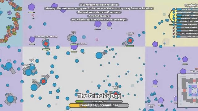 Arras.io-Beating the Christmas Event!!! смотреть онлайн