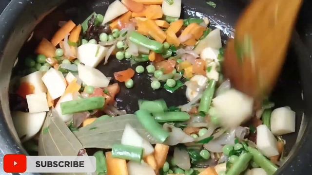 Veg Pulao Recipe/Best Pulao Recipe/Pressure cooker Pulao/Sharadhini's kitchen смотреть онлайн