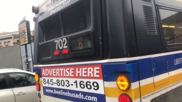 Bee-Line Bus Orion V Route 8 To Tuckahoe #702 Getty Square NABI-40-LFW Route 6 To Executive Blvd 23 смотреть онлайн
