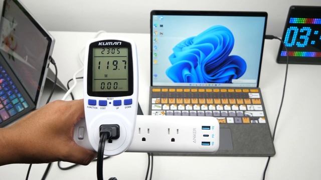 Kovol 120W GaN PD 4 Port Desktop Charging Station