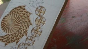 Геометрическая резьба по дереву. Урок 35 часть 2 (geometric wood carving)
