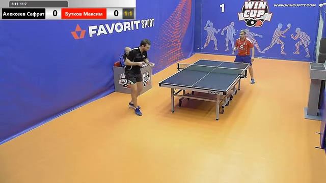 Алексеев Сафрат 1-3 Бутков Максим   Утренний Турнир  WIN CUP 12.10.2019 Эфир Прямой