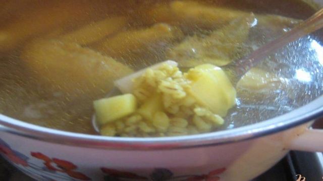Рассольник с курицей