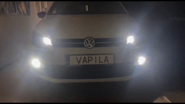 Встановили круті бі-лед AMS в VW polo #tuning #fypシ゚
