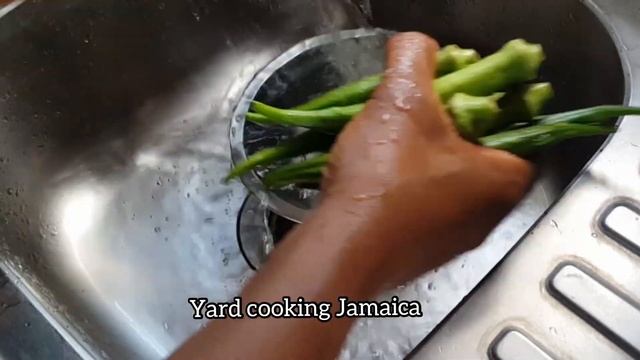 Strong and Healthy Jamaican Breakfast, Okro & Saltfish| Jamaican Hard Boiled Food