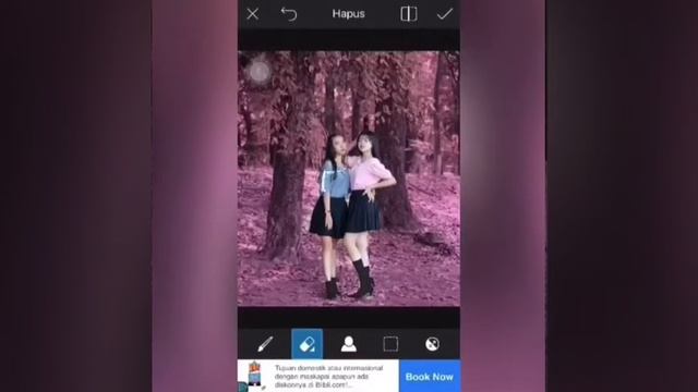 TERBARU tutorial edit foto Sakura color / moody pink PicsArt mudah ,Android & Ios 2019 tanpa preset