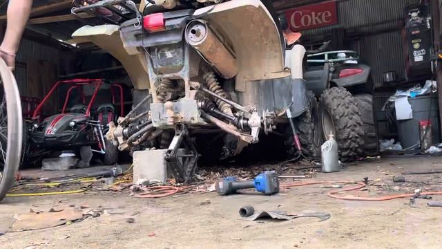 Yamaha grizzly 660 cv axles time lapse
