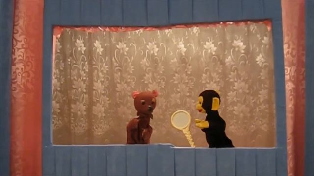 Кукольный спектакль по басне И. Крылова "Зеркало и обезьяна" смотреть онлайн