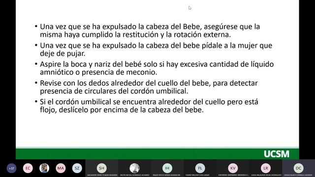 III Fase - 4ta Clase teórica - Atención del parto - Dr. Cohaila смотреть онлайн