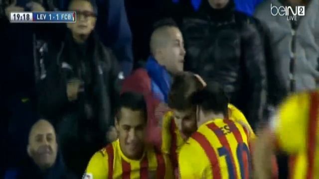 Levante vs Barcelona 1 1 2014 Goals highlights 2014 (jornada 20) смотреть онлайн