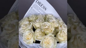 Букет из белых роз