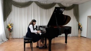 Ф. Бургмюллер Этюд соч. 109 № 10, исполняет Дашкина Анастасия