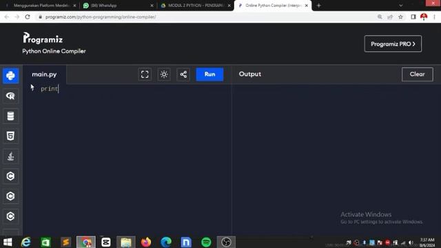MODUL 2 .1 - MENULISKAN HELLO WORLD DALAM BAHASA PYTHON смотреть онлайн