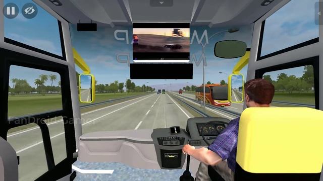 BUSSID Bus interior Cabin view with TV mod | Volvo Driver