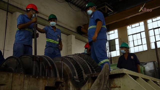 Maintenance de la turbine à AEL смотреть онлайн