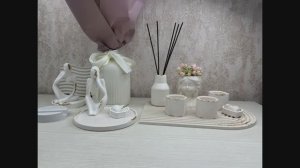 Изделия из гипса украшаем стеклянной крошкой.