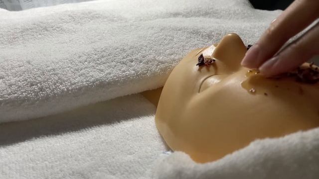 ASMR*Floral Skincare Treatment/face cleansing/oil massage/face mask/flower petals