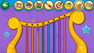 Мультяшные музыкальные инструменты игра для детей ( piano kids )