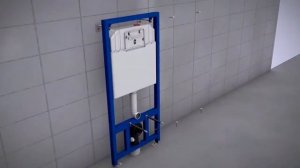 Инсталляция скрытого монтажа BERGES NOVUM для подвесного унитаза. Инструкция по установке