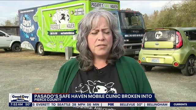 Pasados Safe Haven Mobile Clinic broken into  FOX 13 Seattle