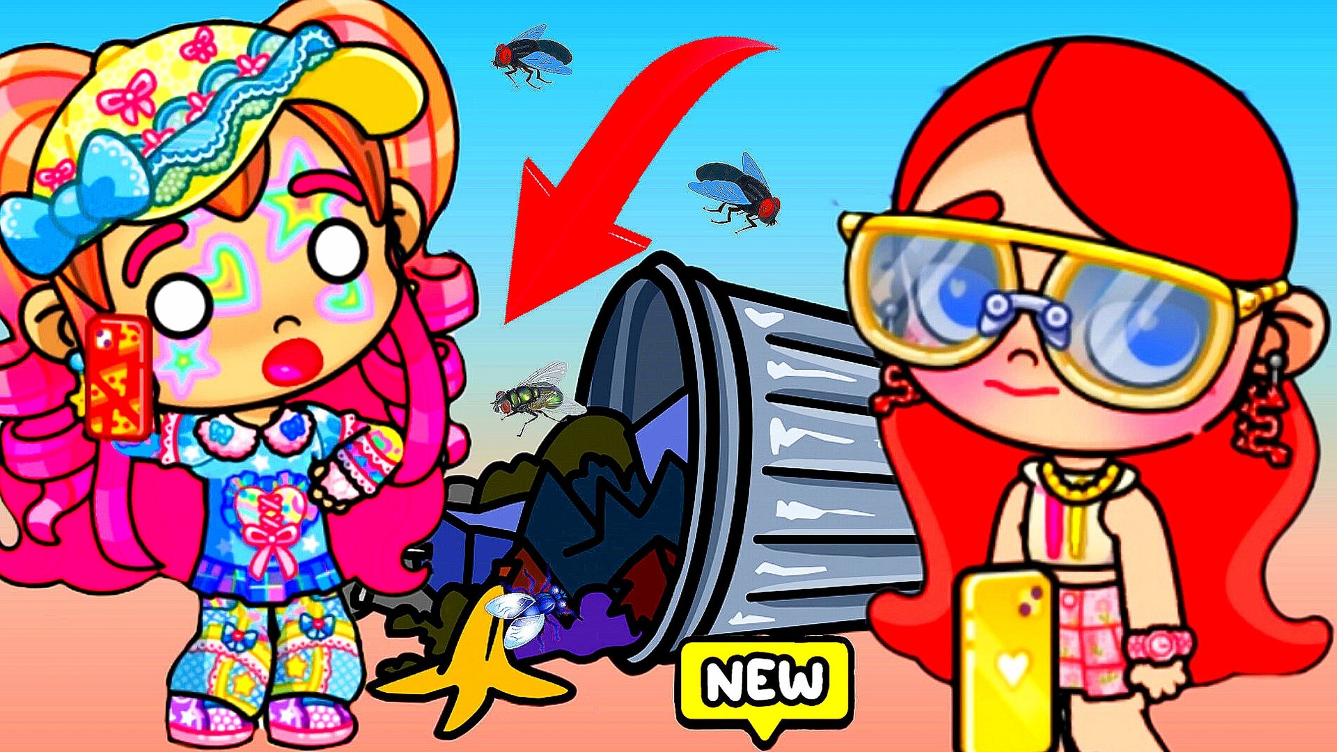 ДОМА МУСОРКА 😱 ПРИЗРАК ВСЁ РАЗНЁС, А ПОПАЛО СЁСТРАМ ОТ РОДИТЕЛЕЙ ♥️Avatar World ♥️ смотреть онлайн