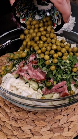 Быстрый и вкусный салат за 5 минут