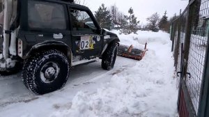 Обзор работы отвала на легкой машине