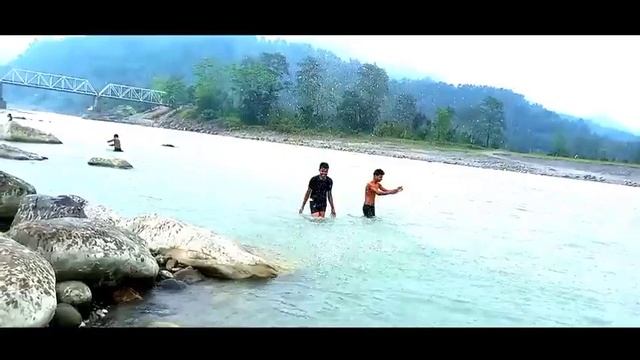 Teesta River Sevoke is a small town near Siliguri   Enjoy Swimming Time