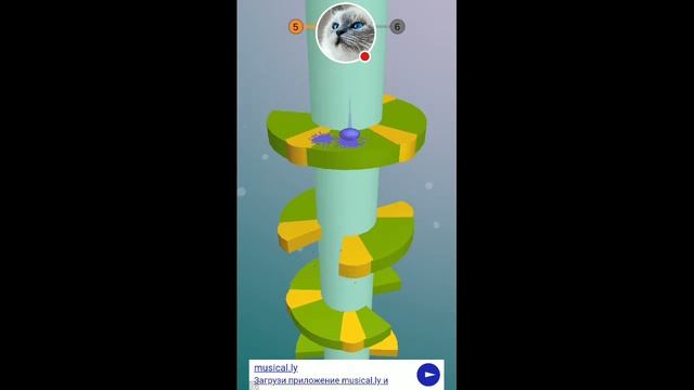 Играю переходите смотреть "Helix Jump". смотреть онлайн