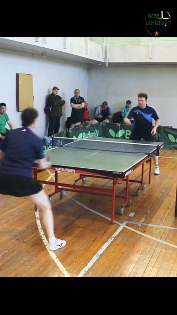 🔥📹 Горностаева 🏓 Тивилин | подача 1 / 🏆 Кубок Ректора ВГСПУ 04.05.2024  #настольныйтеннис #sports