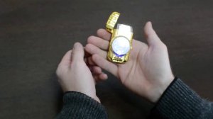 Зажигалка карманная с часами. Турбо пламя XT 3922