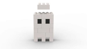 LEGO. Как построить Призрака Хэллоуина из лего. Полибег 40013 #lego #tutorial #bricklady