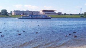 Центральный пляж в Твери, Заволжский парк, река Волга