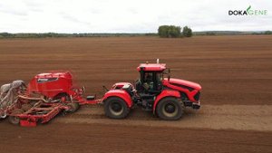 DokaGene. ПОСЕВ ОЗИМЫХ ЗЕРНОВЫХ КУЛЬТУР! Новый посевной комплекс Kverneland u-drill plus 6001.