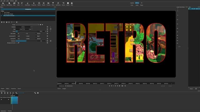 Shotcut Video In Text With Animation Effect | Shotcut Video Editor Tutorial