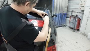 Проект покраски Honda Accord 7 рихтовка часть 2