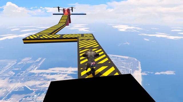 Motorcycle  Gorilla Jumps Parkour - Gta 5