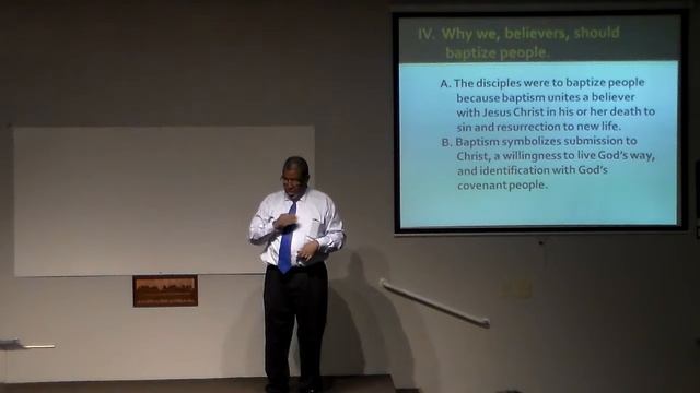 Brother Carl teaches about So Go and make followers of all people! смотреть онлайн