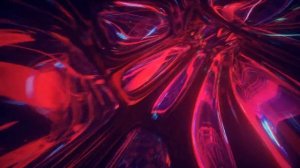 Психоделика - Заставка - Движущейся стеклянный неоновый туннель