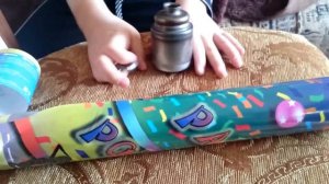 Пневматическая хлопушка. Повторное использование.