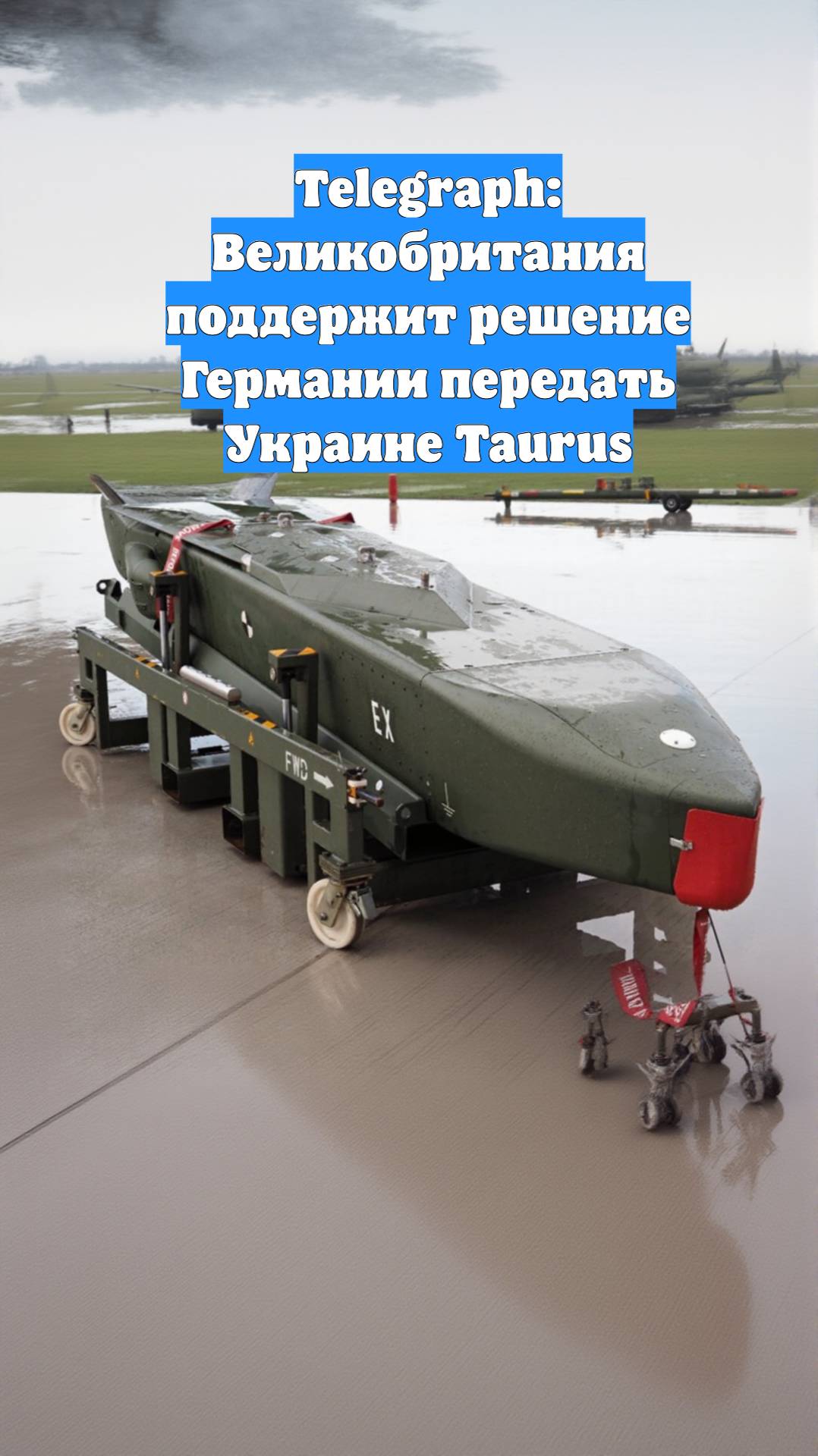 Telegraph: Великобритания поддержит решение Германии передать Украине Taurus
