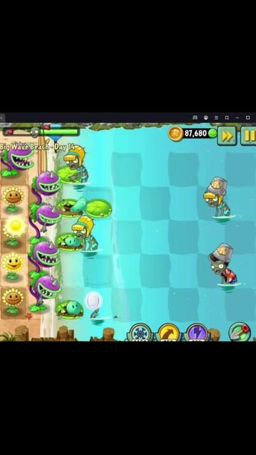Растение против Зомби 2/PvZ2 Adventure Big Wave Beach Day 14/Большая Пляжная Волна День 14 #pvz смотреть онлайн