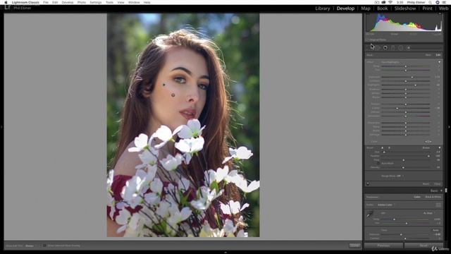 18-44 - Редактирование женского портрета Adobe Lightroom Classic