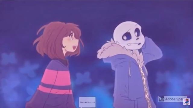 Sans x Frisk Let Me Love You ❤️ смотреть онлайн
