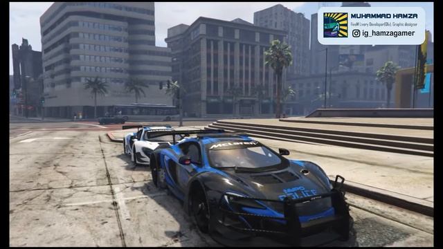 Custom NYPD Livery design for McLaren Police car | FiveM | GTA 5