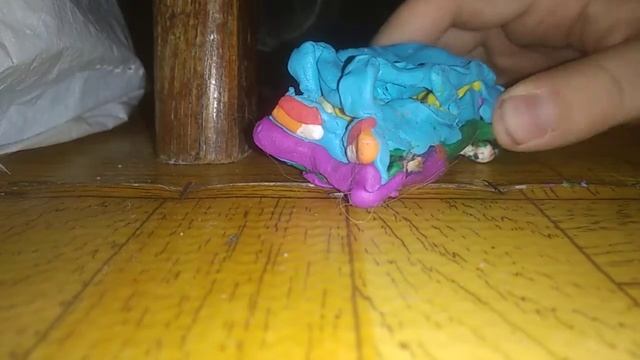 краш тест ВАЗ 2104 из пластилина смотреть онлайн