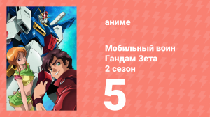 Мобильный воин Гандам Зета Два 5 серия (аниме-сериал, 1986)