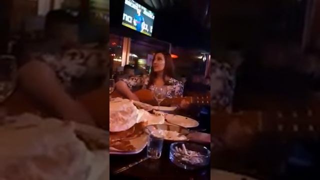 Georgian music ,,verkhvis fotolta" in cyprus, Arabic restaurant. singer- Nino Kavtaradze смотреть онлайн
