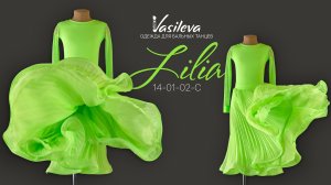 Vasileva Dance Рейтинговое платье для спортивных бальных танцев Lilia 14-01-02-C