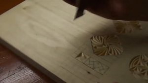 Геометрическая резьба по дереву. Урок 31 (geometric wood carving)